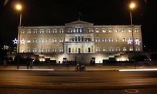 Tour notturno a piedi di Atene con bevande e stuzzichini