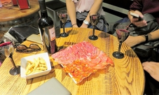 Wine tasting and Iberian ham tapas tour in Madrid
