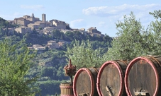 Degustazione di vini in Val d'Orcia