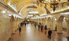 Giro in metro di Mosca