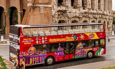 Autobus hop-on hop-off 48 ore con biglietti salta fila per il Colosseo