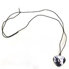 Collana cuore in alluminio 