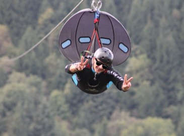 Volo in zipline in Lombardia