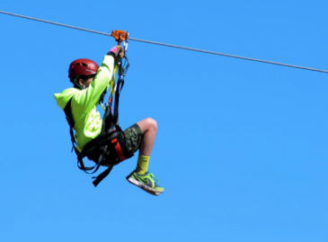 Volo in zipline in Campania