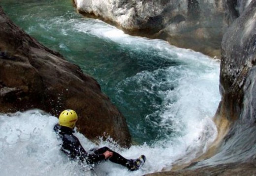 Canyoning, Italy