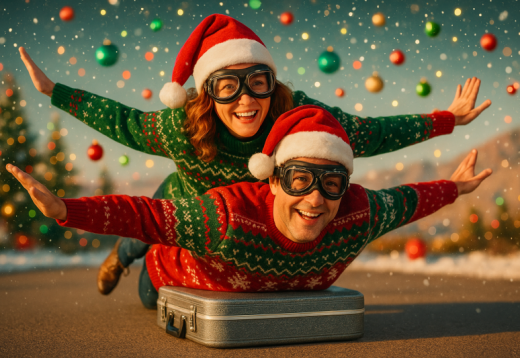 Regali di Natale in Volo