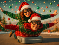 Regali di Natale in Volo